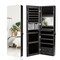 Multipurpose Storage Jewelry Cabinet with 4 Drawers and Full-length Mirror